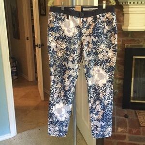 NWT DKNY navy, taupe, white jeggings - 8